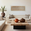 Wooden Hand-Carved Floral Mandala Wall Art