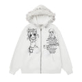 Cartoon Anime Zipper Hoodie