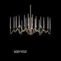 French Crystal Candle Lamp